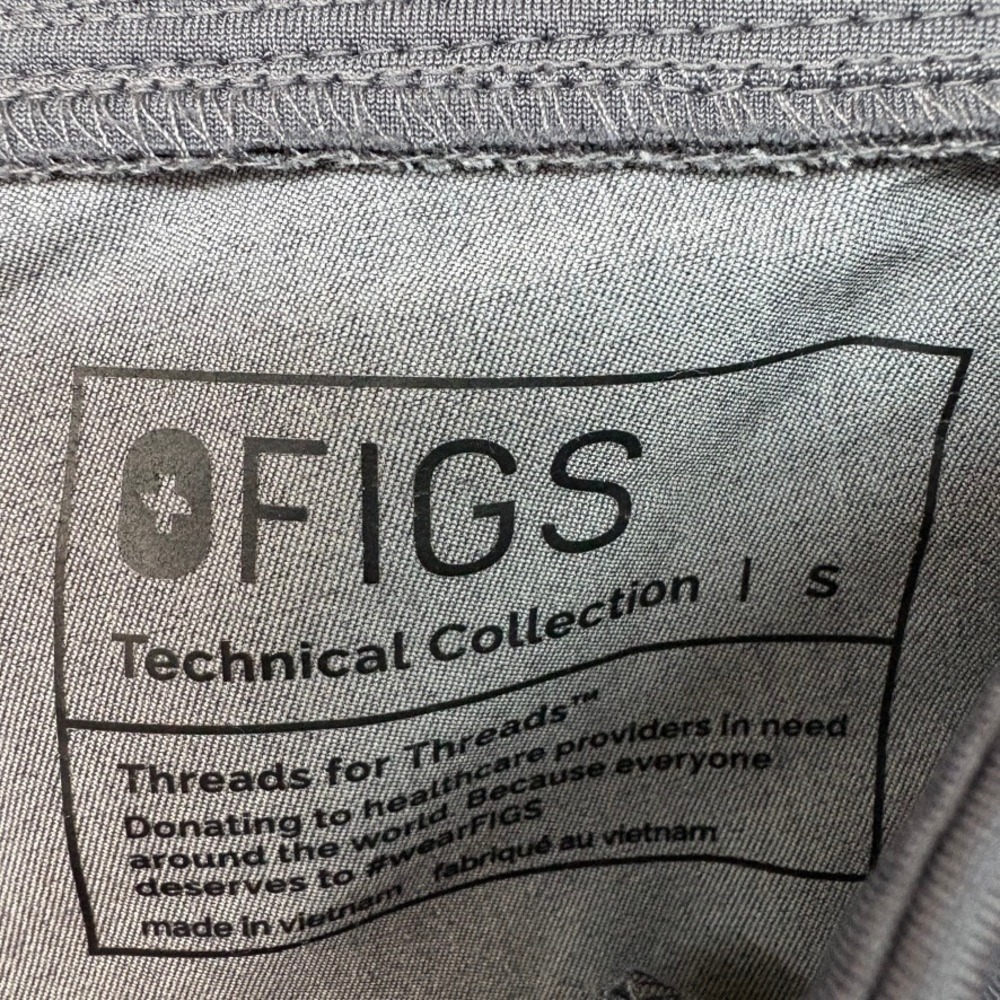 FIGS Zamora Jogger Scrub Pants Size Small Gray‎ Nurse Medical - Picture 6 of 6
